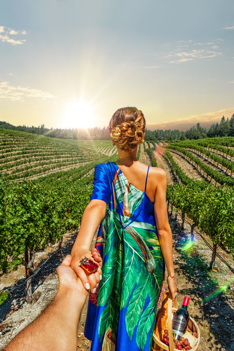 benchland_couple_vineyard Niagara Benchland Wineries
